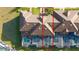 Top-down view of a building with private patios and pools at 8930 Stinger Dr, Davenport, FL 33896