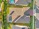 Bird's-eye view of a single Gathering home and neighborhood at 2692 Meadowedge Loop, St Cloud, FL 34772