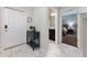Bright entryway with tile floors and views of bedroom and bathroom at 8932 Stinger Dr, Davenport, FL 33896