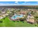 Community pool, playground, and surrounding homes at 3838 Gulf Shore Cir, Kissimmee, FL 34746