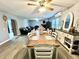 Open concept dining room with seating for eight at 5312 Goddard Ave, Orlando, FL 32810