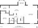 1588 sq ft floor plan, including a living room, kitchen, and bedroom at 965 Keen Rd, Frostproof, FL 33843