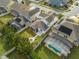 Aerial view of house and neighborhood at 5249 Villa Rosa Ave, St Cloud, FL 34771