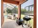 Outdoor patio with grill and view of the pool at 270 Earlmont Pl, Davenport, FL 33896