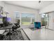 Bright home office with large window and backyard access at 4919 Conifer Cone Dr, Kissimmee, FL 34746