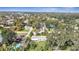 Wide aerial view of a single Gathering home and surrounding neighborhood at 905 Valencia Rd, South Daytona, FL 32119