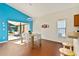 Light-filled dining area with sliding doors leading to the backyard at 9016 Murano Mews Ct, Kissimmee, FL 34747
