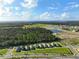 Aerial view of houses in a quiet community setting at 6883 Botanic Blvd, Harmony, FL 34773