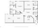 Floor plan showing a spacious condo layout with two balconies at 9051 Treasure Trove Ln # 307, Kissimmee, FL 34747