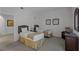 Simple bedroom with twin beds and built-in dresser at 9051 Treasure Trove Ln # 307, Kissimmee, FL 34747
