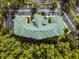 Direct overhead view of condo building and parking lot at 9051 Treasure Trove Ln # 307, Kissimmee, FL 34747