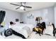 Bedroom with a bed, ceiling fan, and lots of storage at 976 Leeward Pl # 102, Altamonte Springs, FL 32714