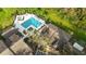 Aerial view of community pool and buildings at 976 Leeward Pl # 102, Altamonte Springs, FL 32714