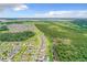 Aerial view of a residential area with houses and lush green landscape at 1927 Partin Terrace Rd, Kissimmee, FL 34744