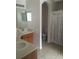 Clean bathroom with double vanity and shower/tub combo at 236 Paradise Woods Ct, Davenport, FL 33896