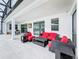 Outdoor patio furniture and seating area at 2605 Yountville Ave, Kissimmee, FL 34741