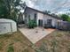Large backyard with patio and storage shed at 325 Sonoma Valley Cir, Orlando, FL 32835