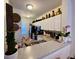 Kitchen with white cabinets, granite countertops at 660 Celebration Ave # 260, Kissimmee, FL 34747