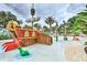 Community waterpark with a pirate ship water feature at 709 Benoi Dr, Davenport, FL 33896