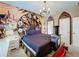 Harry Potter themed bedroom with a train bed and mural at 9158 Wedge Dr, Davenport, FL 33896
