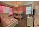 ' bedroom with a bunk bed and princess theme decor at 1799 Caribbean View Ter, Kissimmee, FL 34747