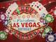 Las Vegas birthday backdrop at 1799 Caribbean View Ter, Kissimmee, FL 34747