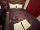 Bedroom with a twin bed and Hogwarts house bedding at 1799 Caribbean View Ter, Kissimmee, FL 34747