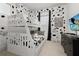 Bedroom with bunk beds, Dalmatian theme, and flat-screen TV at 7585 Sunny Dreams Ln, Kissimmee, FL 34747