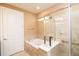 Bathroom featuring garden tub and separate shower at 7845 Wandering Way, Orlando, FL 32836