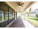 Large covered patio, great for outdoor entertaining at 7845 Wandering Way, Orlando, FL 32836