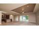 Open floor plan living room and kitchen area at 7845 Wandering Way, Orlando, FL 32836