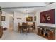 Charming dining room with wooden table and chairs at 247 Travis Ln, Davenport, FL 33837