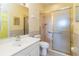 Bathroom with shower, toilet, and vanity at 3401 Home Town Ln, St Cloud, FL 34769