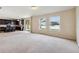 Open living room and kitchen area at 3804 Marietta Way, St Cloud, FL 34772