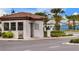 Gated community entrance with guard house at 8912 Sydney Ave, Kissimmee, FL 34747