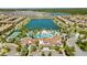 Resort-style community pool with expansive deck and surrounding homes at 8912 Sydney Ave, Kissimmee, FL 34747