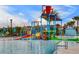 Community water park with slides, spray features, and a play area at 8912 Sydney Ave, Kissimmee, FL 34747