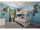 Toy Story themed bedroom with bunk beds and playful wall decor at 8912 Sydney Ave, Kissimmee, FL 34747