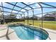 Relaxing screened pool and spa at 131 Cadiz Loop, Davenport, FL 33837