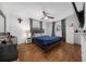 Spacious main bedroom with wood flooring and ceiling fan at 136 Alhambra Ave, Altamonte Springs, FL 32714