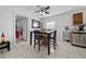 Eat in kitchen with stainless steel appliances and wood cabinetry at 136 Alhambra Ave, Altamonte Springs, FL 32714