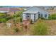 Backyard with patio, garden, and pergola at 2649 Sunset Cir, Lake Wales, FL 33898
