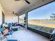 Relaxing screened porch overlooking a lake and conservation area at 445 Via Abruzzi St, Poinciana, FL 34759
