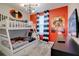 Themed bedroom with bunk beds, TV, and Incredibles decor at 712 Whistling Straits Blvd, Davenport, FL 33896