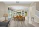 Elegant dining room with ornate wooden table and chairs at 202 Hideway Beach Ln, Kissimmee, FL 34746