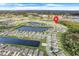 Aerial view of community, showing the location of the house and surrounding area at 356 Citrine Loop, Kissimmee, FL 34758