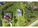 Aerial view showing a house with a pool and large lot at 3940 Canoe Creek Rd, Saint Cloud, FL 34772