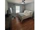 Spacious bedroom with wood floors and a large closet at 824 San Pedro Ct, Kissimmee, FL 34758