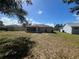 House exterior showcasing back of house with screened patio at 824 San Pedro Ct, Kissimmee, FL 34758