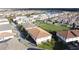Aerial view of townhouses and community green space at 10090 Sunnifa Aly, Orlando, FL 32832